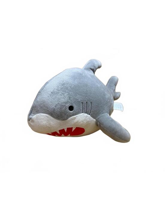 Your Zone Other - Gray Plush Shark Stuffed Animal Toy